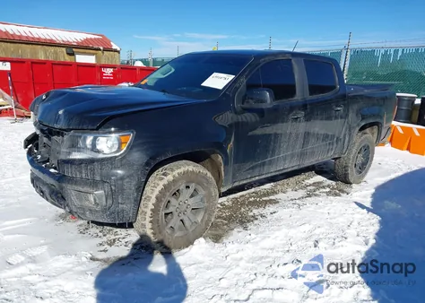 2021 Chevrolet Colorado 4Wd Short Box Z71 из США, поврежденный, VIN 1GCGTDEN5M1139817